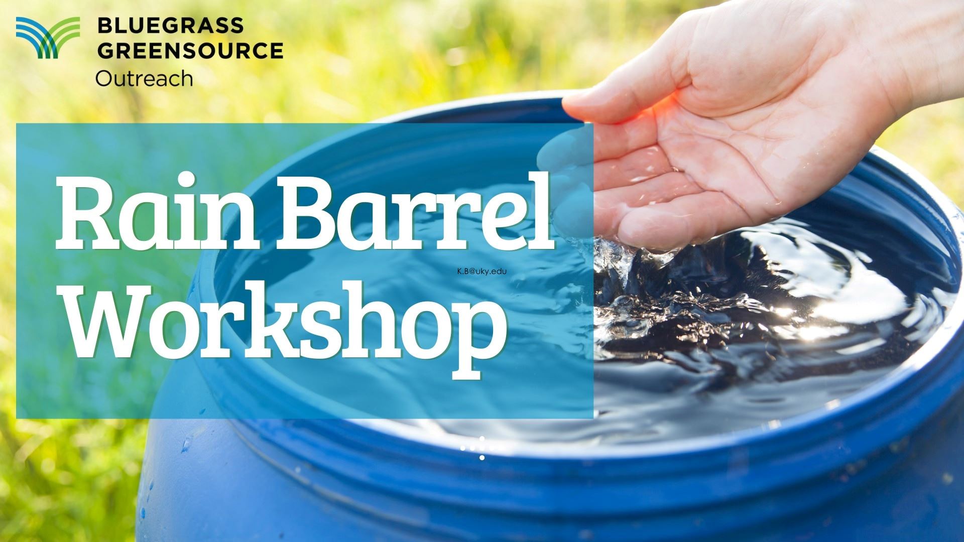 rain barrel workshops