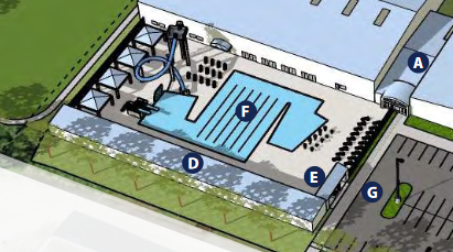 Conceptual Rendering of a Pool